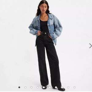 Levis ribcage wideleg jean